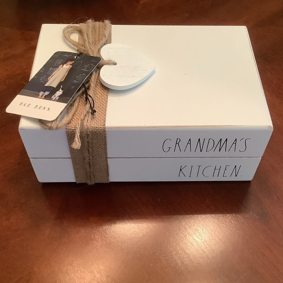 RAE DUNN GRANDM’S KITCHEN Solid Wood Decor - Picture 1 of 8